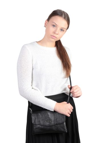 Táska Karen 1126 Bis kék rostbőr kicsi