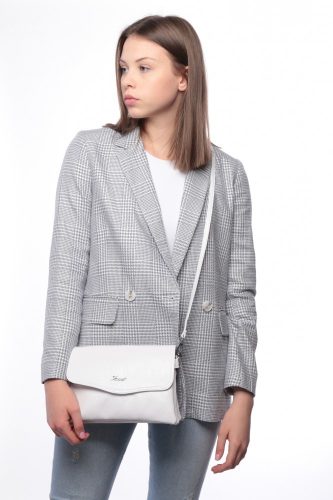 Táska Karen 1126 Bis Fehér rostbőr kicsi