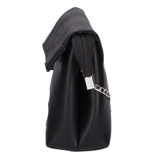 Maja D 383 fekete virág mintás