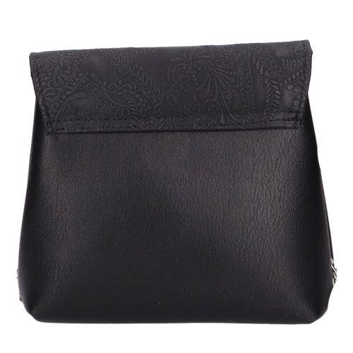 Maja D 383 fekete virág mintás