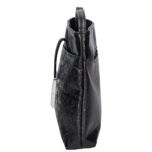 Rita D 099 fekete virág fényes