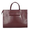 KAREN 1206 Bordó rostbőr női aktatáska