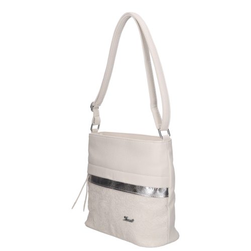 Inga D 325 bis fehér virág ezüst