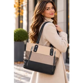 Ilona N 087 fekete bronz drapp