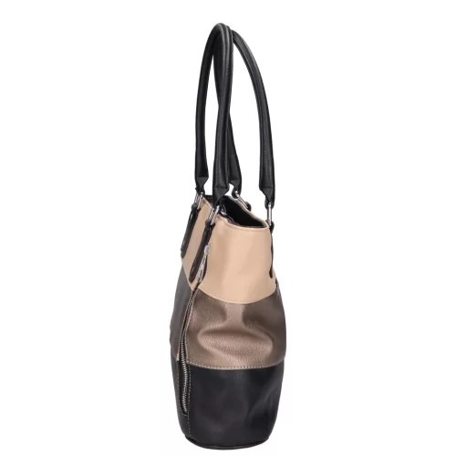 Ilona N 087 fekete bronz drapp