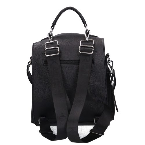 Hátizsák Karen D 408 Fekete rostbőr női