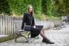 Andrea 9358 fekete lakk steppelt
