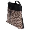 Rita D 099 fekete drapp leo