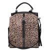 Federe D 408 fekete drapp leo