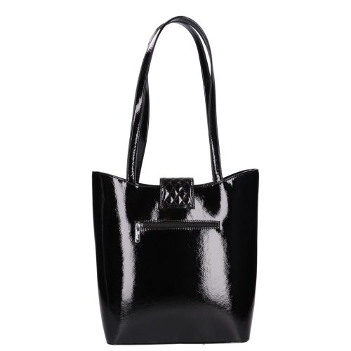 Nina 9437 bis fekete lakk steppelt áthajtó