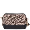 Miki 2460 fekete drapp leo