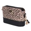 Miki 2460 fekete drapp leo