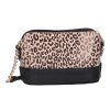 Miki 2460 fekete drapp leo