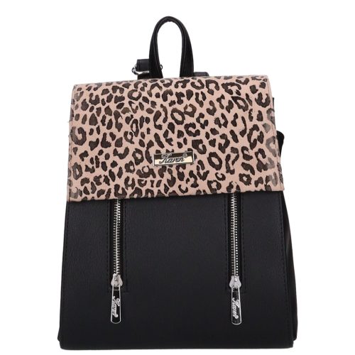 Audre 9230 bis fekete drapp leo