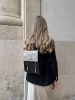 Audre 9230 bis fekete drapp leo
