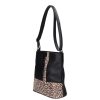 Dona N 157 fekete drapp leo