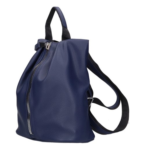 CHIARA I 515 Kék rostbőr női hátizsák