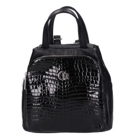 Igor K 7044 fekete lakk kroko