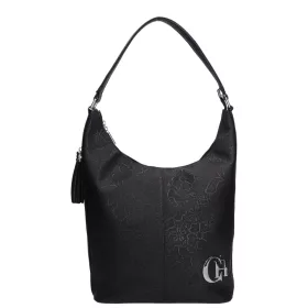 Ana L 354 fekete virág mintás