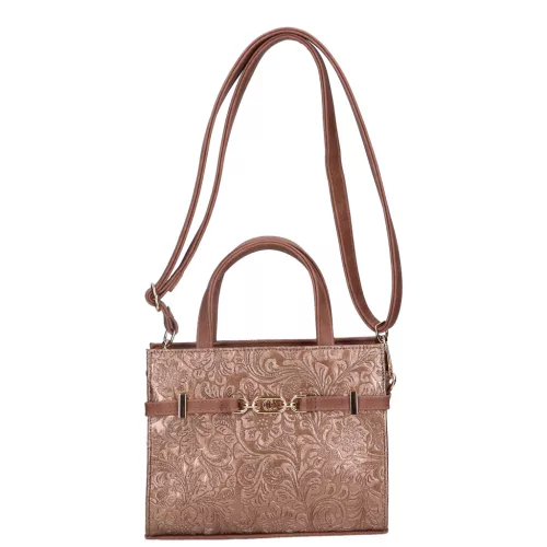 Vivian K 7038 drapp bronz virág