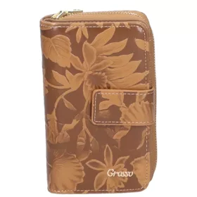 GS-PN42 barna drapp virágos
