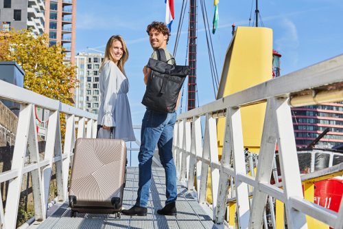 Louisville bőrönd szett 39040-03 kék