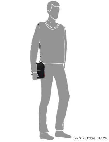 Oldaltáska ENRICO BENETTI Garda 46051 001 Fekete Férfi 