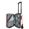 Edmonton Ryanair és Wizzair ingyenesen felvihető kabin bőrönd 21002-40 pink