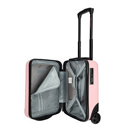 Edmonton Ryanair és Wizzair ingyenesen felvihető kabin bőrönd 21002-40 pink