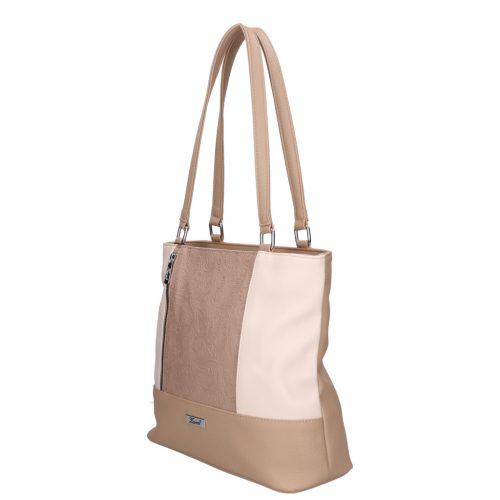 Olga 1610 drapp bézs virág