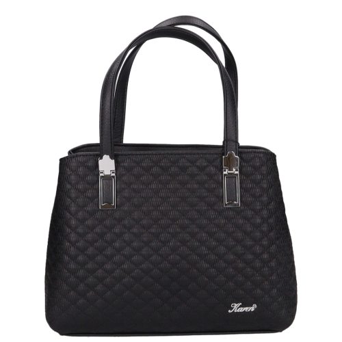 Zoe 9537 fekete steppelt