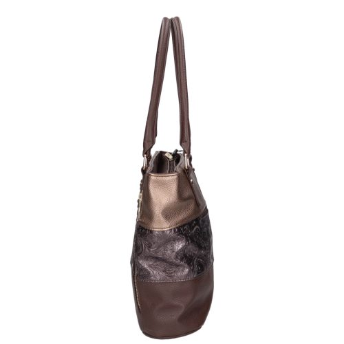 Ilona N 087 barna bronz virág