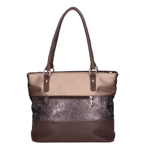 Ilona N 087 barna bronz virág