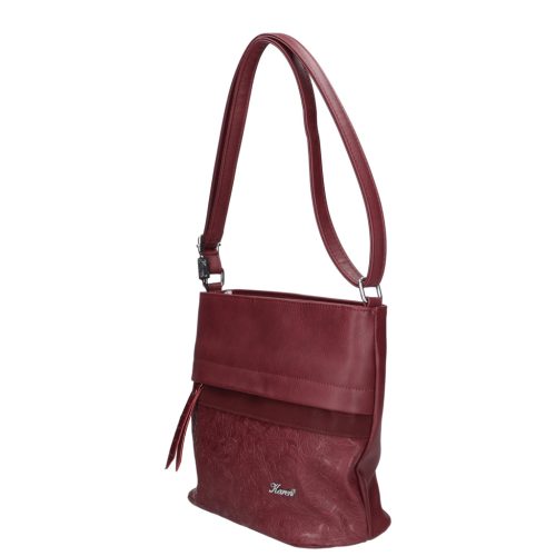 Inga D 325 bis bordó virág