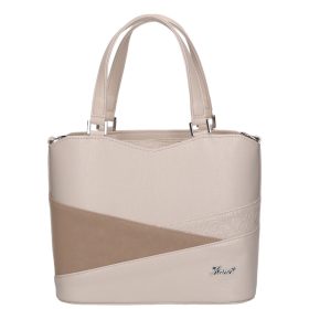 Hanna D 565 bézs virág drapp