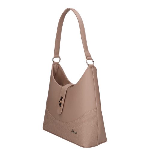 Alicja D 658 drapp virág 