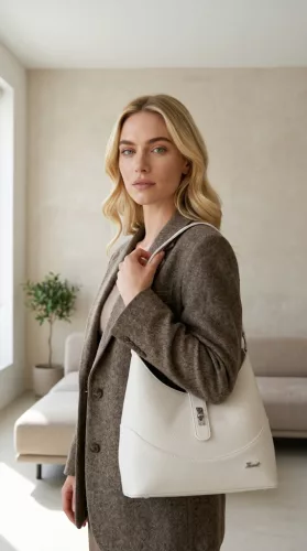 Alicja D 658 drapp virág 