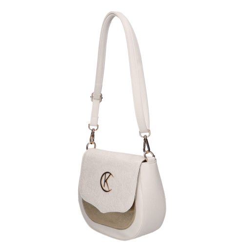 Ren 2382 fehér virág arany