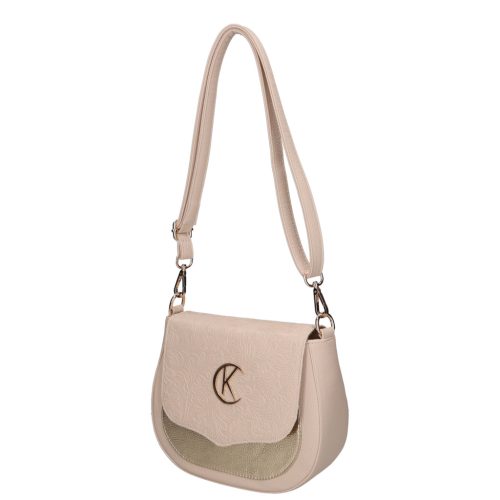 Ren 2382 bézs virág arany