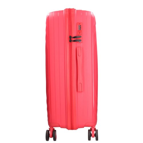 5751 rózsaszín bőrönd szett