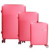 5775 pink bőrönd szett