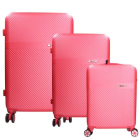 5775 pink bőrönd szett