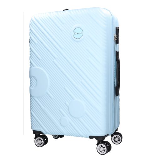 5753 világos kék bőrönd szett