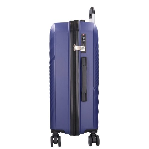 5755 kék bőrönd szett