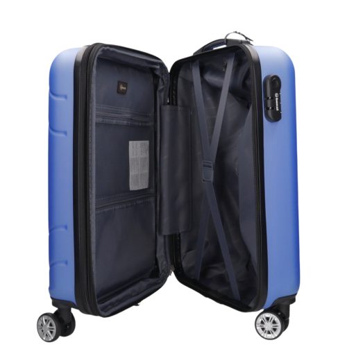 5784 kék bőrönd szett