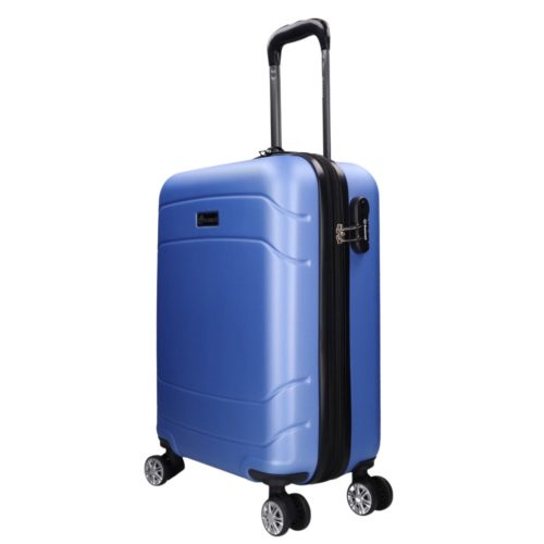 5784 kék bőrönd szett