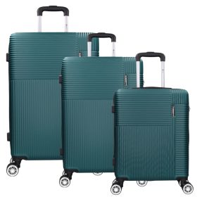 5746 zöld bőrönd szett