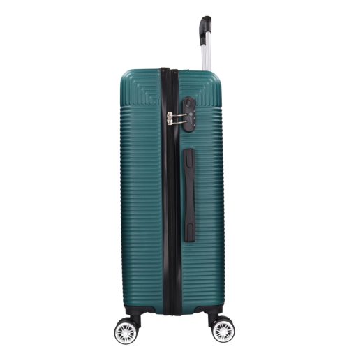 5746 zöld bőrönd szett