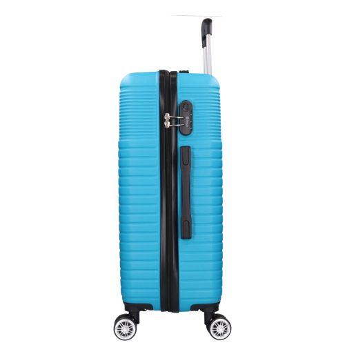 5747 világos kék bőrönd szett