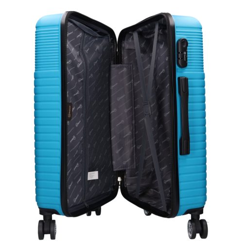 5747 világos kék bőrönd szett